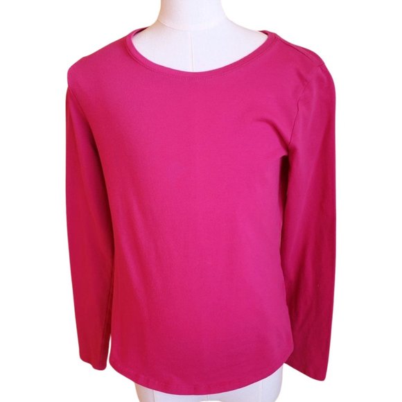 Wonder Nation Girls Pink Long Sleeve Tee – Size Large (10/12) - Picture 4 of 10